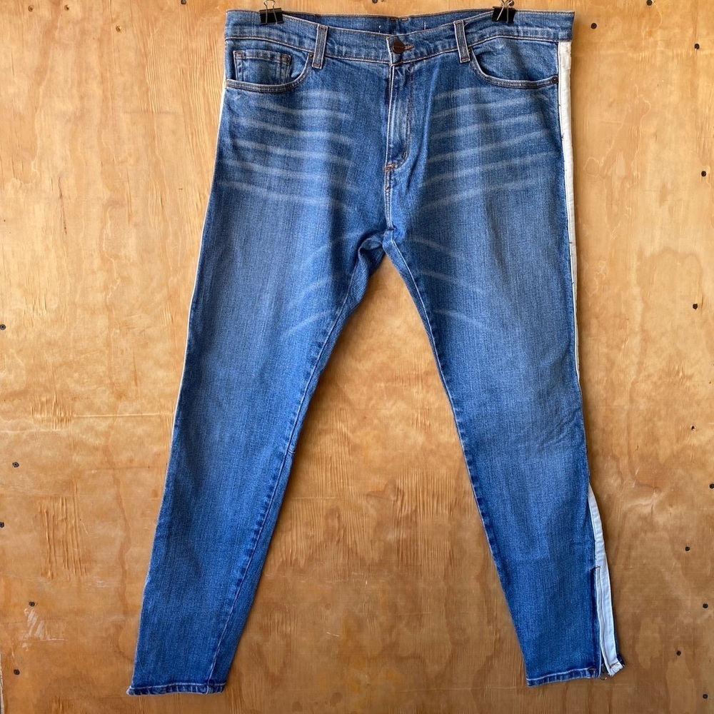 Golden Denim Skinny Ankle Zip Moto Jean